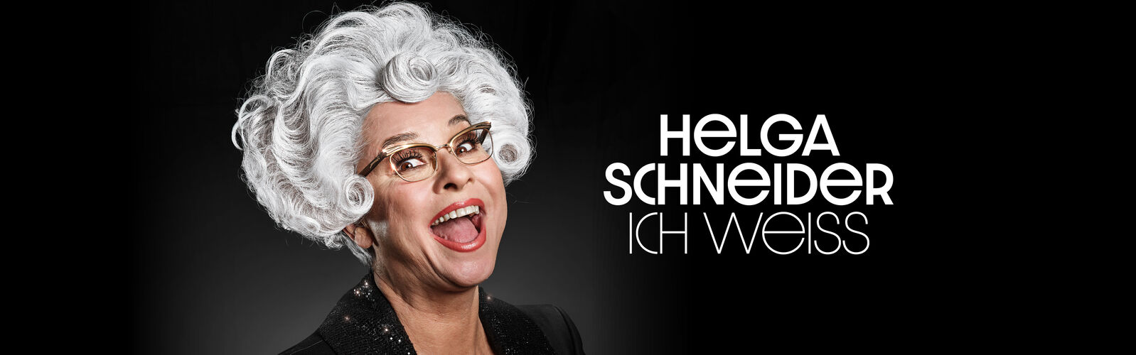 Helga Schneider  - ICH WEISS  Comedy ganz in Weiss – mit schwarzem Humor und altklugen Weisheiten - Bis am 13. Juni 2026