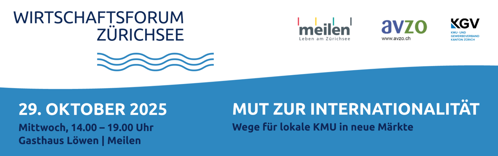 Wirtschaftsforum Zürichsee - 29. Oktober 2025