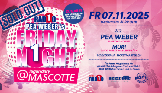 Friday Night Party - 7. November 2025